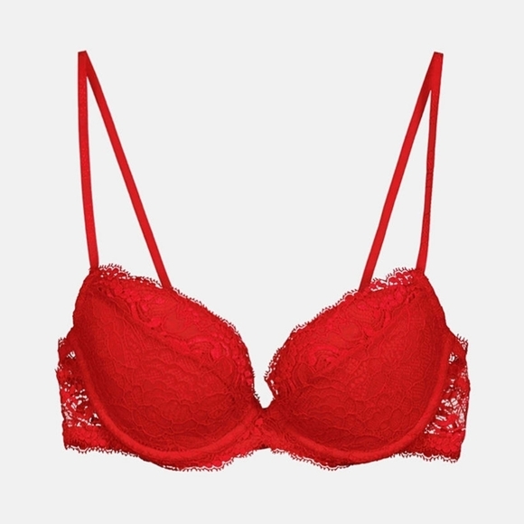 NWT La Perla | Red lace push-up bra - Picture 3 of 12